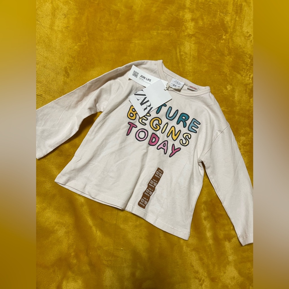 T-shirt with long sleeves ZARA